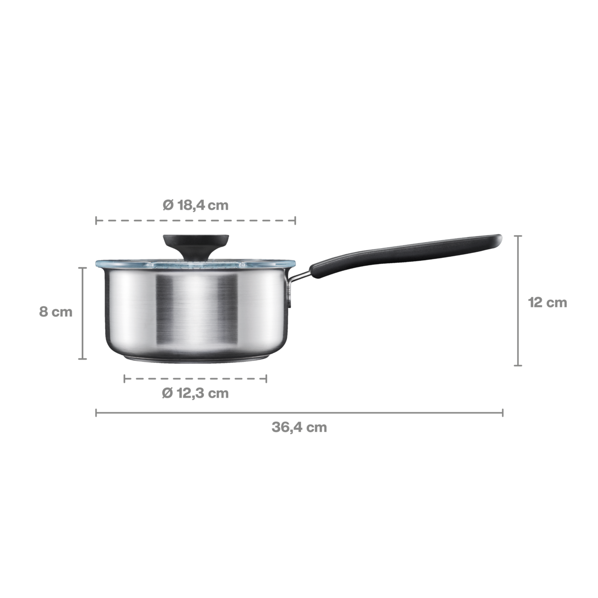 Functional Form puodas viena rankena 1,5L Functional Form puodas viena rankena 1,5L - Image 12
