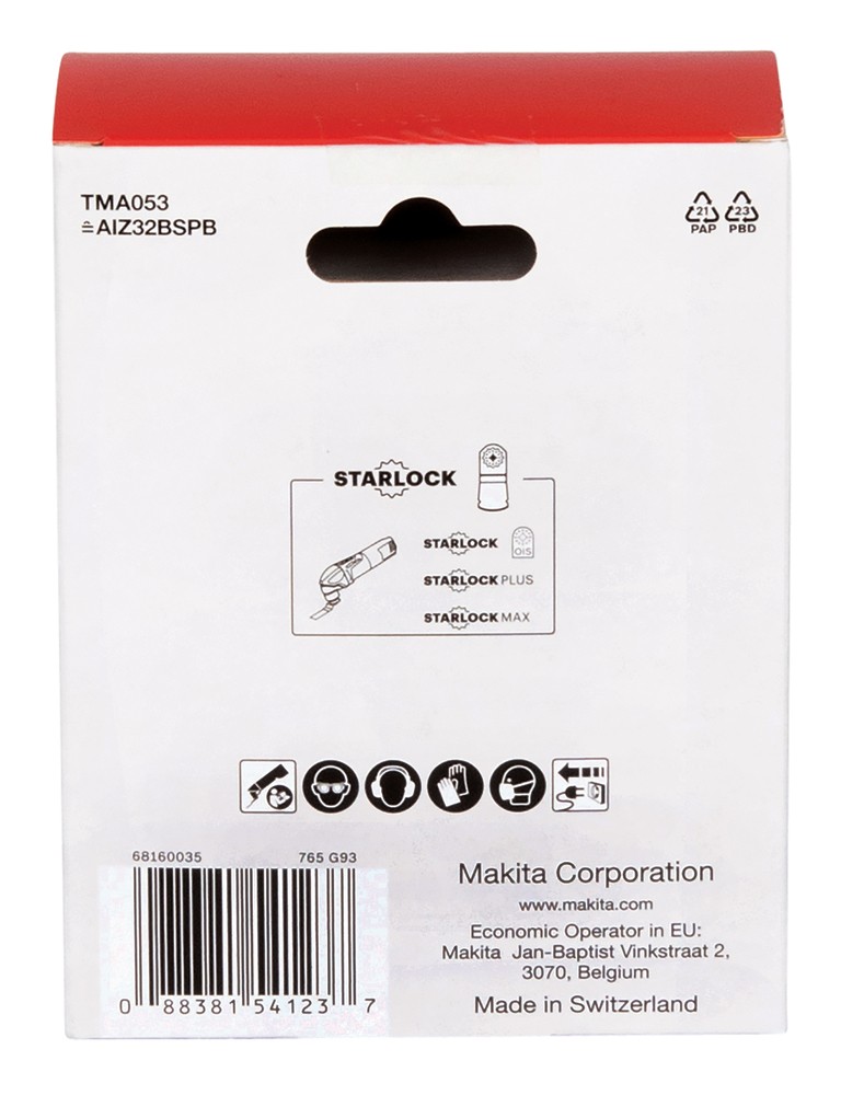 Priedas daugiafunkciniam įrankiui medienai pjauti (32 mm) TMA053 (20vnt)