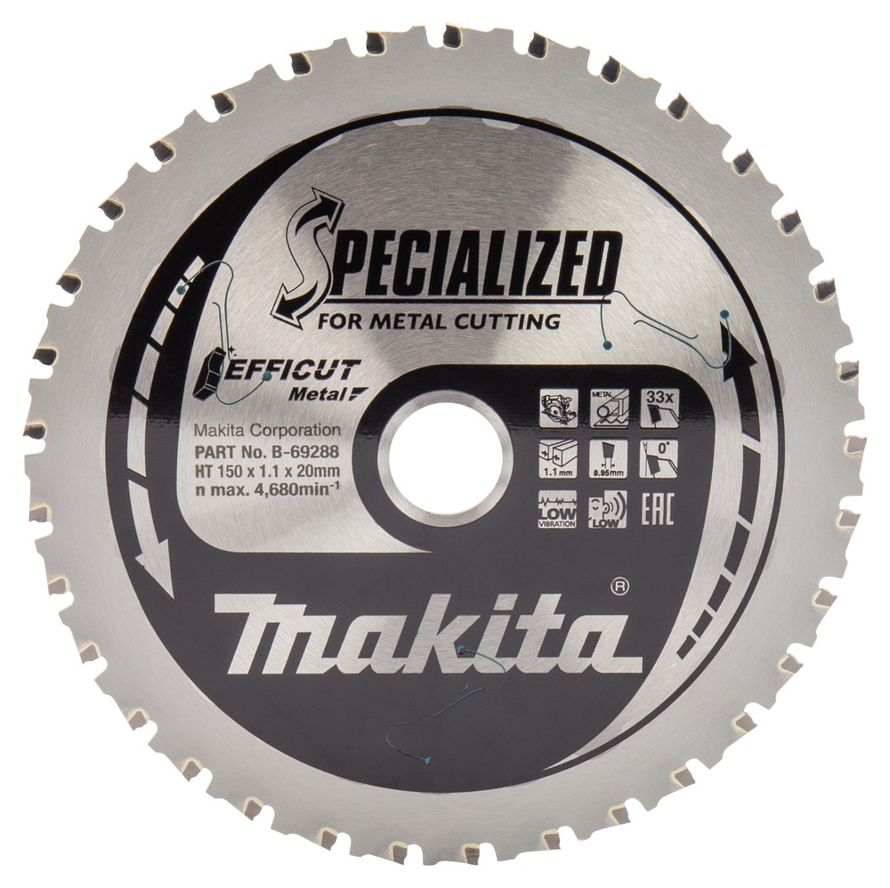 Pjovimo diskas metalui 150×1.1x20mm 0°, 33dant. Pjovimo diskas metalui 150x1.1x20mm 0°, 33dant. - Image 6