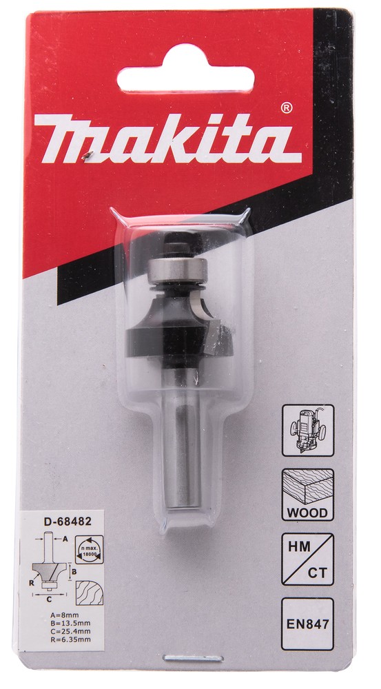 Apvalinimo freza 25,4x13,5 mm/ 56,4mm, 8mm Kotelio skersmuo - Image 2