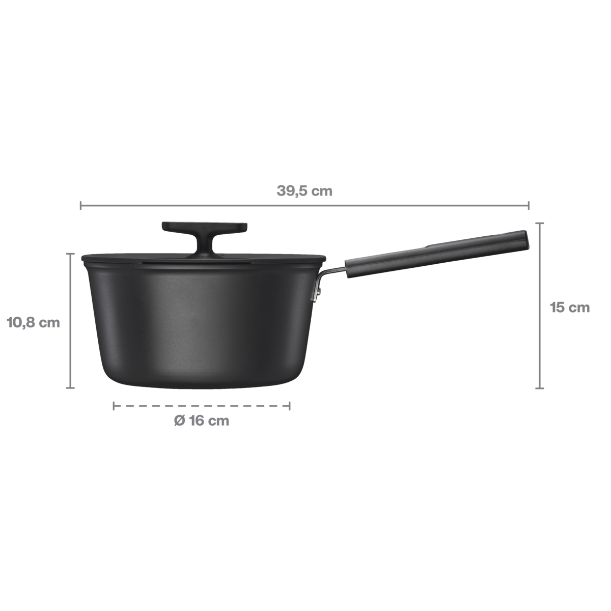 Hard Face puodas viena rankena 2,5L Hard Face puodas viena rankena 2,5L - Image 11