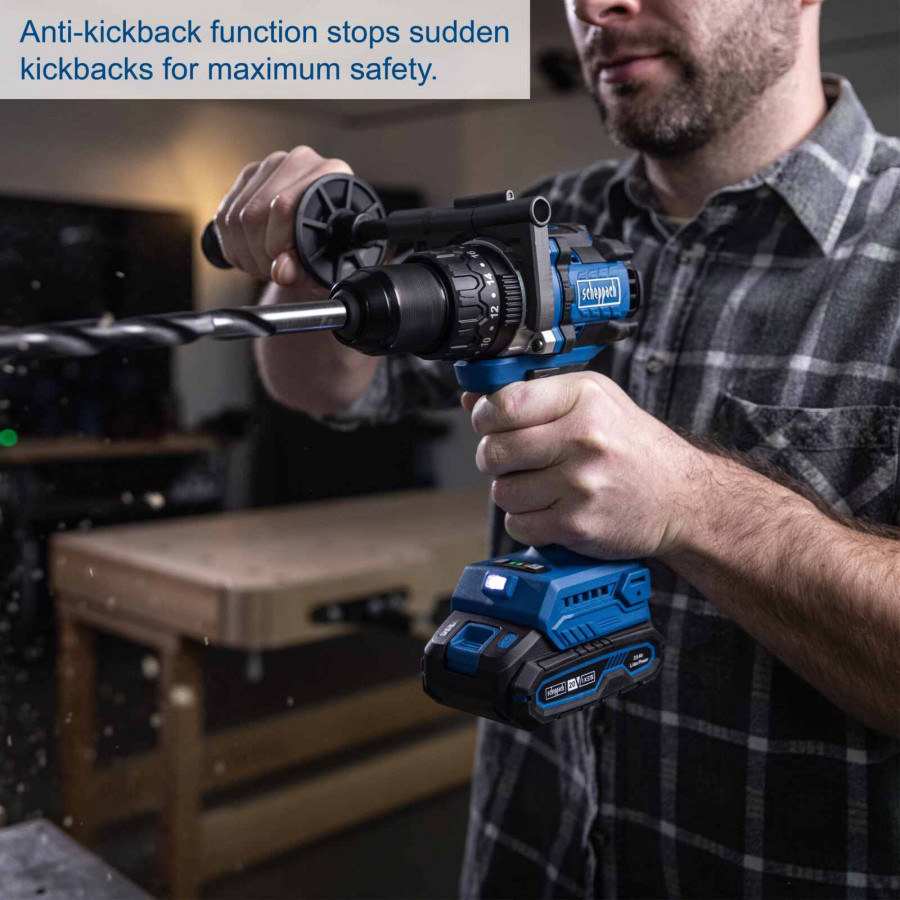 Akumuliatorinis suktuvas/gręžtuvas BC-CD150-X – SET S, Scheppach - Image 6