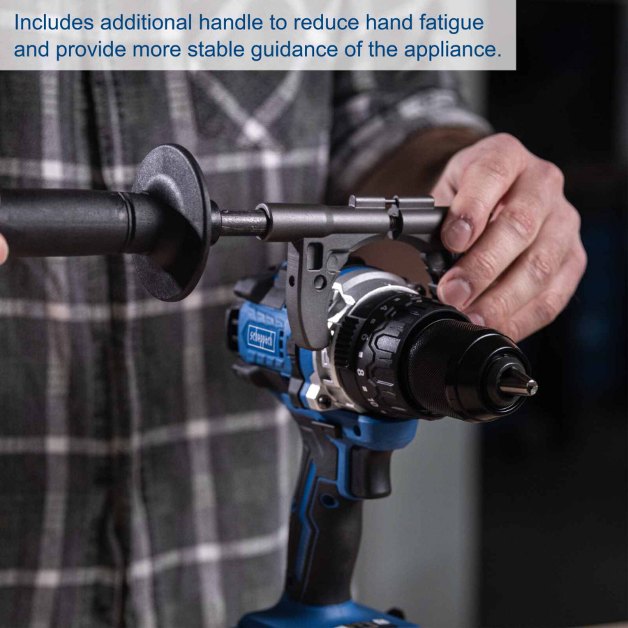 Akumuliatorinis suktuvas/gręžtuvas BC-CD150-X – SET S, Scheppach