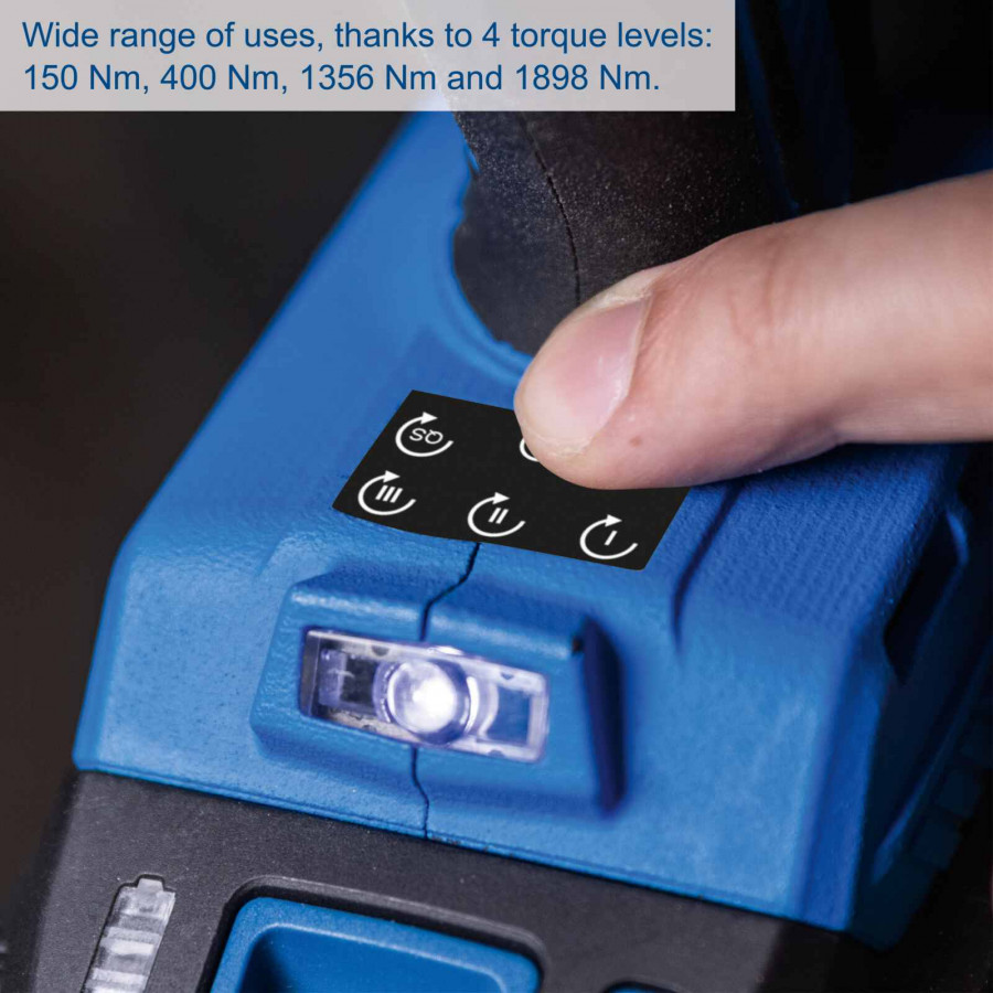 Akumuliatorinis veržliasukis BC-IW1350-X, SET L, Scheppach - Image 5