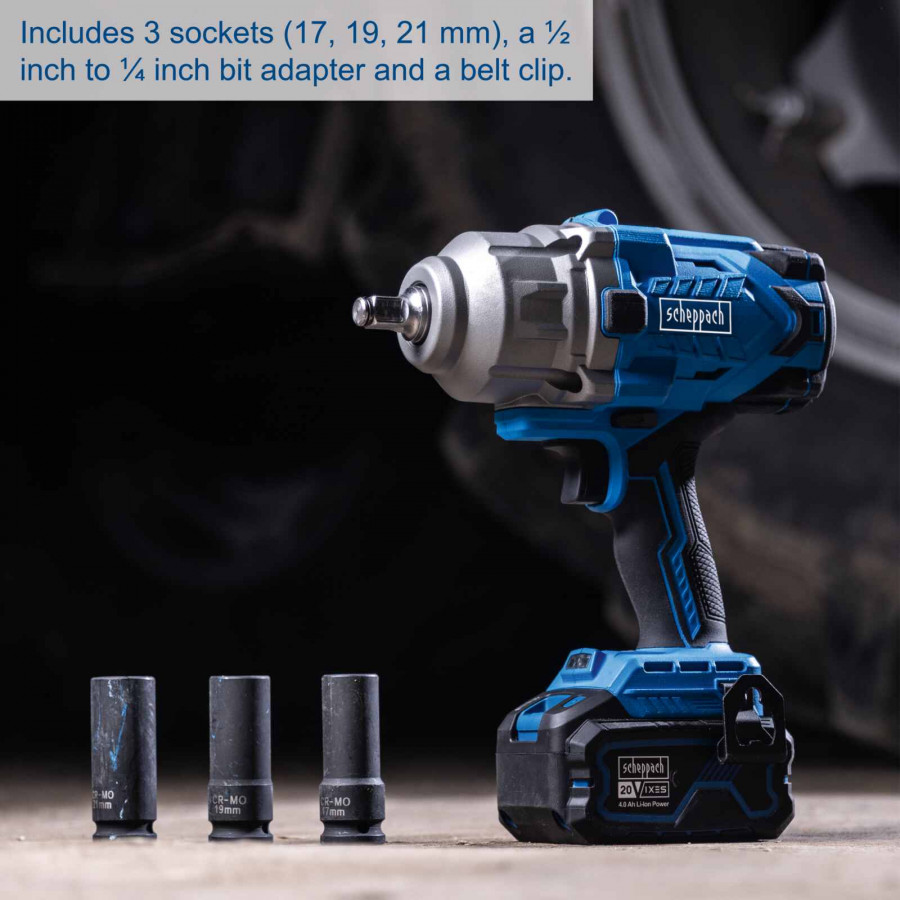 Akumuliatorinis veržliasukis BC-IW1350-X, SET L, Scheppach - Image 6