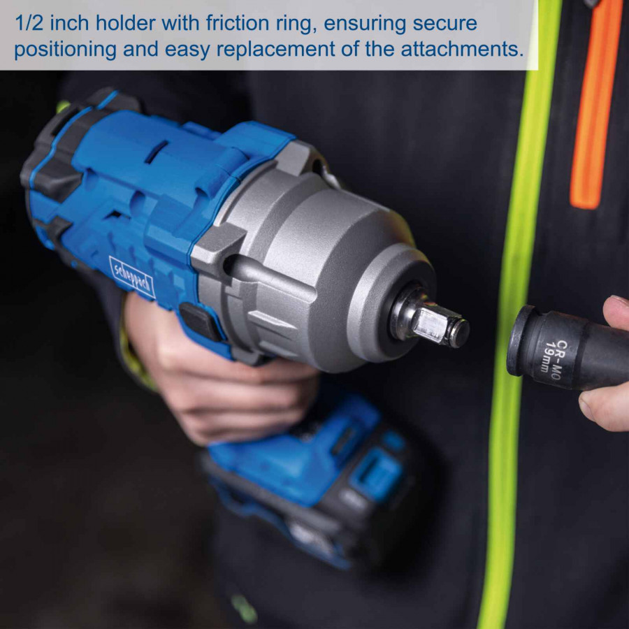 Akumuliatorinis veržliasukis BC-IW1350-X, SET L, Scheppach