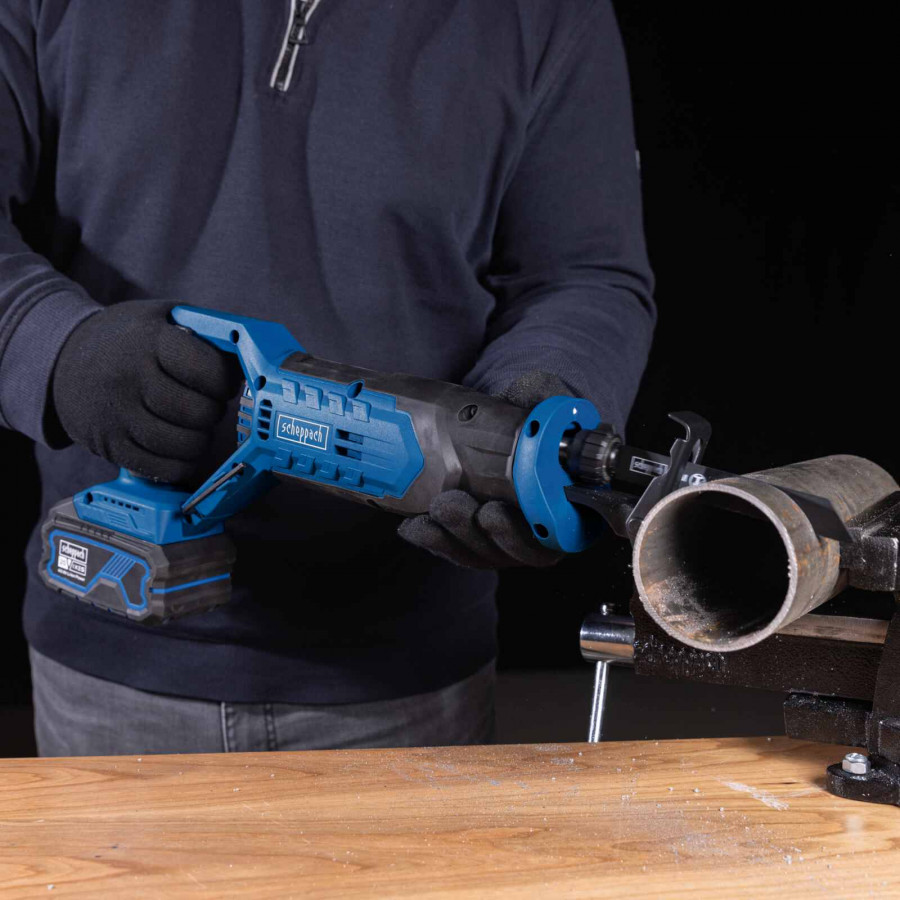 Akumuliatorinis tiesinis pjūklas C-RS100-X, korpusas, Scheppach - Image 5