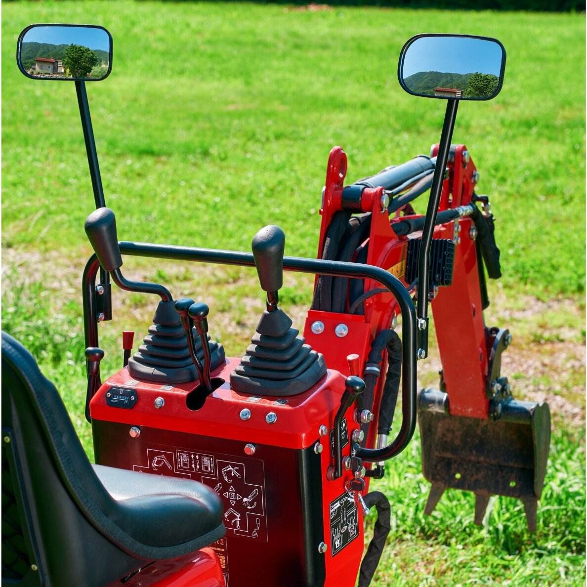 Blue Bird mini ekskavatorius MEX 600 - Image 6