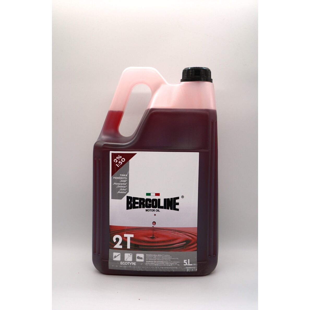 Dvitaktė sintetinė alyva Bergoline 5L (raudona)