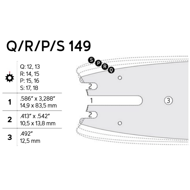 Juosta SpeedMax, .404"/59cm/2,0mm