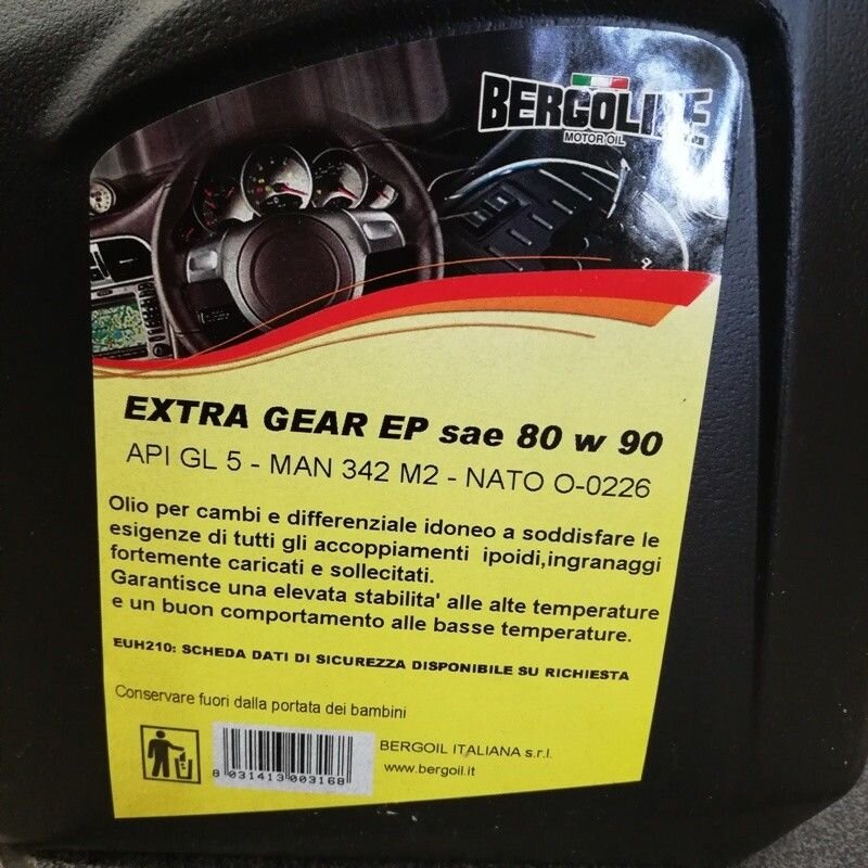 Mechaninės transmisijos alyva Bergoline 5 L.