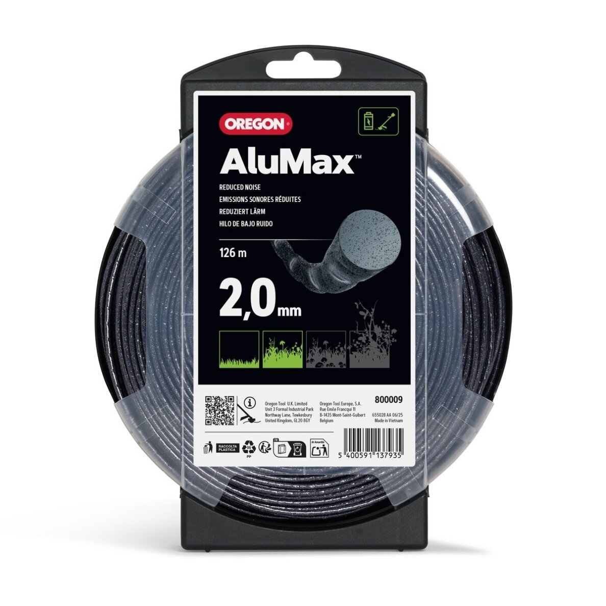 Oregon AluMax pjovimo valas 2,0mm/15m