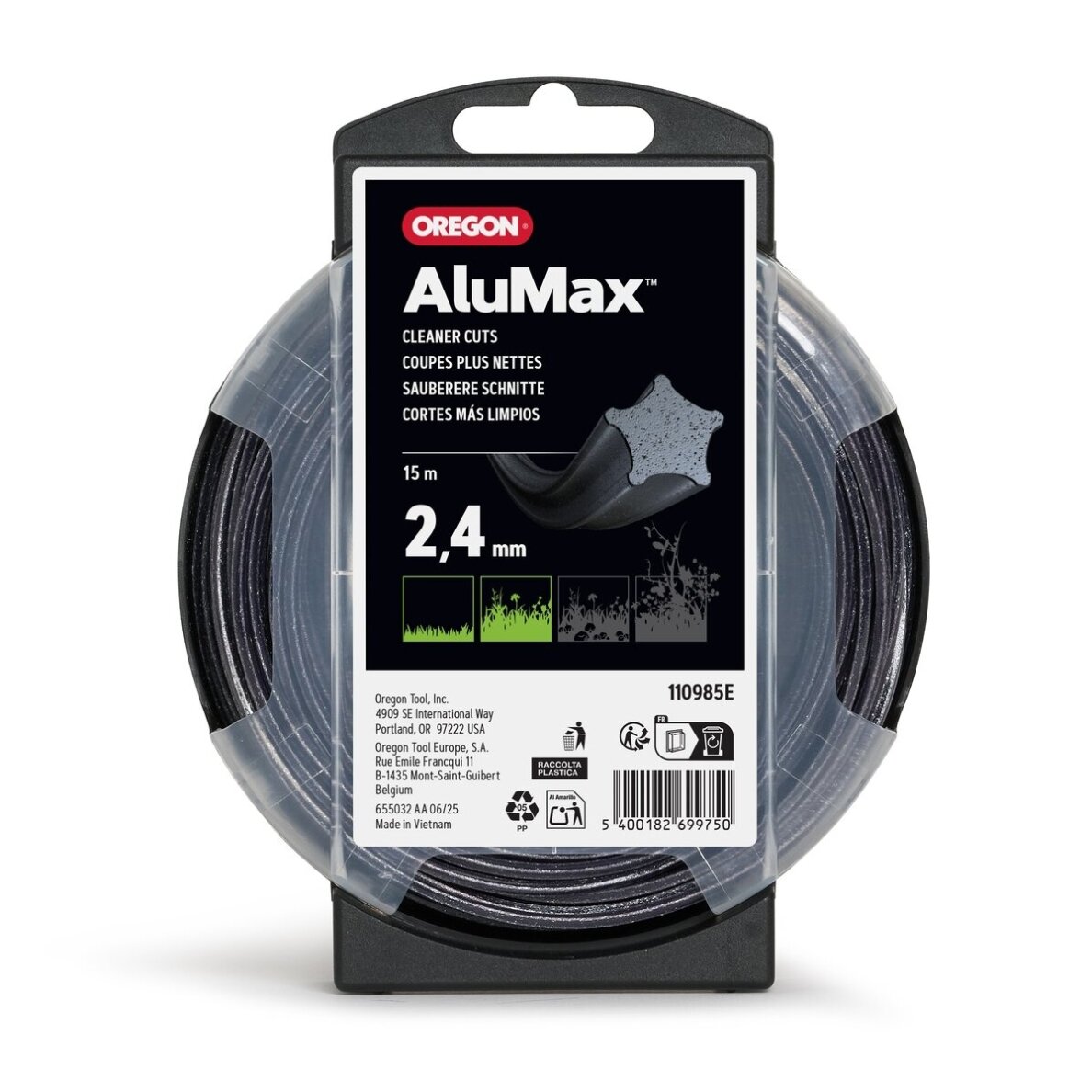 Oregon AluMax pjovimo valas 2,4mm/90m - Image 2