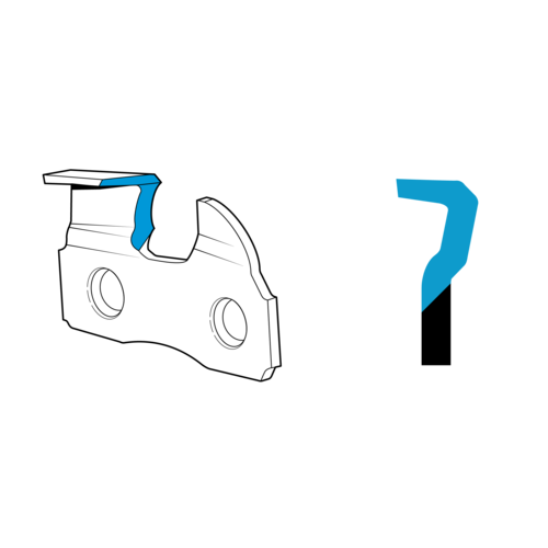 Oregon pjovimo grandinė 90PX050E - 1,1 mm/50 narelių/apvaliu kampu