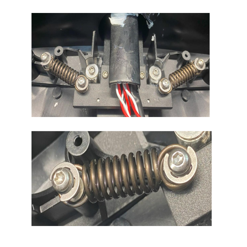 Spyruoklė bamperiui, rinkinys (L25Z00019A_R)