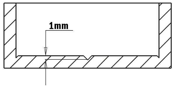 Grąžtas lankstams HW S=10X26 D=40X70 Z2+2R R, CMT