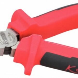 Replės smailianosės lenktos 165mm ERGO, KS Tools