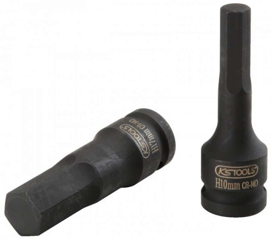 Smūginė galvutė antgalis šešiabriaunė, ilga 1/2″ 17mm, KS Tools Smūginė galvutė antgalis šešiabriaunė, ilga 1/2" 17mm, KS Tools