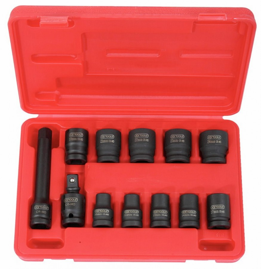 1/2″ šešiakampė smūginė galvutė, trumpa, KS Tools 1/2" šešiakampė smūginė galvutė, trumpa, KS Tools