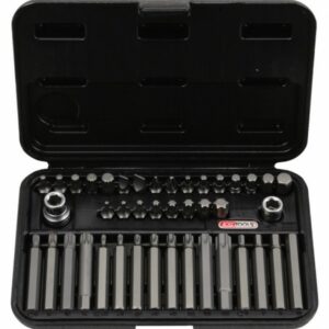 Antgalių kompl. su adapt., 10mm 42 osa, KS Tools