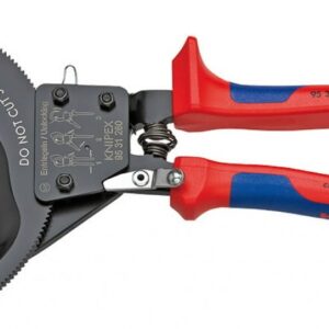 Kabelių kirpimo terkšlinės žirklės Ø52mm/380mm², Knipex