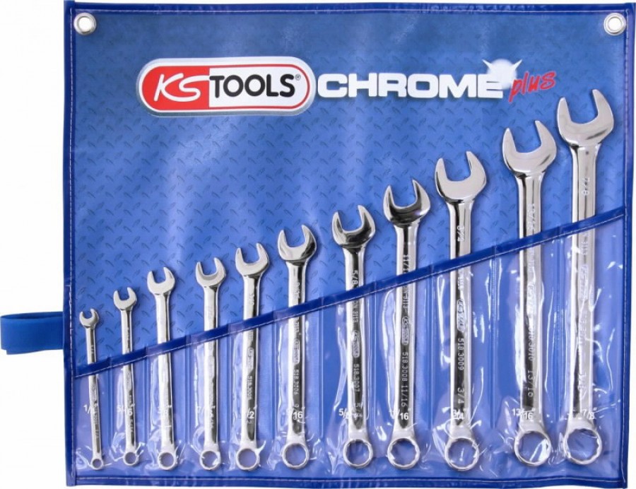 Kombinuotų colinių raktų komplektas 1/4”-7/8”, KS Tools Kombinuotų colinių raktų komplektas 1/4''-7/8'', KS Tools