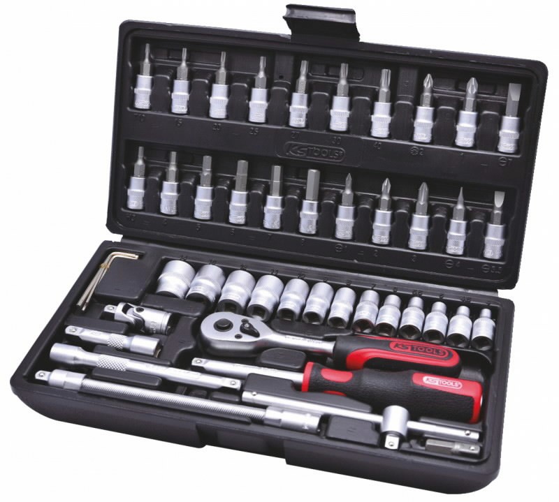Galvučių komplektas 1/4″ 48-vnt CLASSIC, KS Tools Galvučių komplektas 1/4" 48-vnt CLASSIC, KS Tools