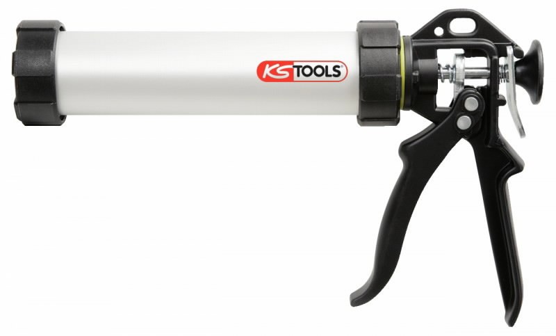 Pistoletas silikonui, klijams išspausti, rankinis, 310 ml 310 ml 340mm, KS Tools Pistoletas silikonui, klijams išspausti, rankinis, 310 ml 310 ml 340mm, KS Tools