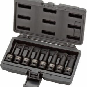 Smūginių galvučių komplektas ½" Torx T30-T80 8 vnt., KS Tools