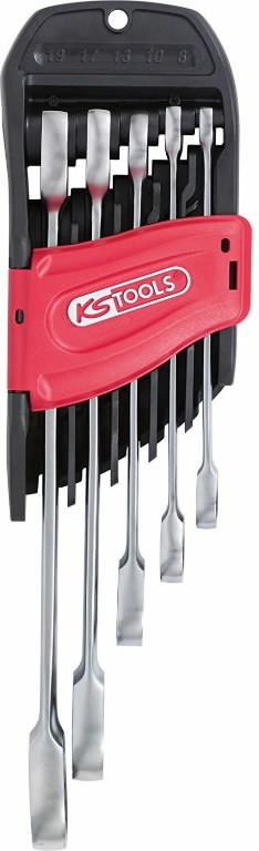 Kombinuotų terkšlinių raktų komplektas 5vnt, 8-19mm, KS Tools Kombinuotų terkšlinių raktų komplektas 5vnt, 8-19mm, KS Tools - Image 3