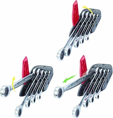 Kombinuotų terkšlinių raktų komplektas 5vnt, 8-19mm, KS Tools Kombinuotų terkšlinių raktų komplektas 5vnt, 8-19mm, KS Tools - Image 4