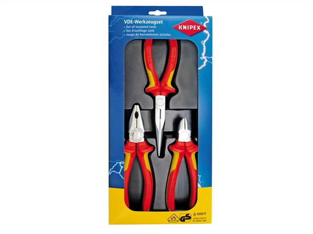 Elektriko replių komplektas VDE SAFETY, Knipex Elektriko replių komplektas VDE SAFETY, Knipex