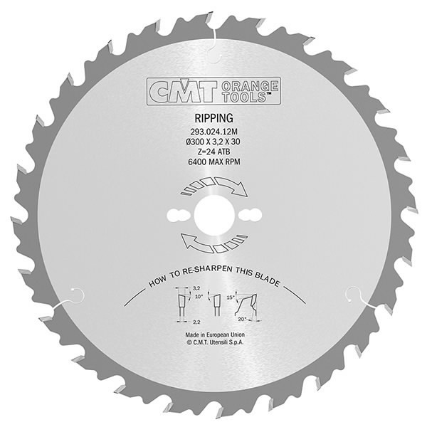 Pjovimo diskas 400×3,5×30 Z36, CMT Pjovimo diskas 400x3,5x30 Z36, CMT