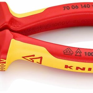 Žnyplės šoninio kirpimo VDE 140 mm, Knipex