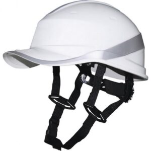 Apsauginis šalmas, Baseball, 1000 VAC/1500 VDC, balta DIAMON DIAMOND V UP, Delta Plus