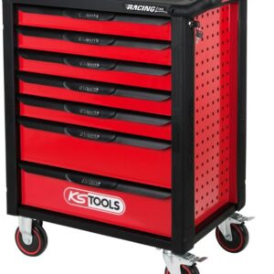 Įrankių vežimėlis RACINGline, 7 stalčiai, KS Tools