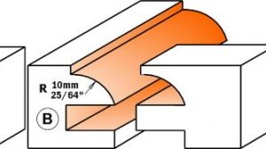 Sujungimų freza TCT- S=12 D=44.4 (A), CMT