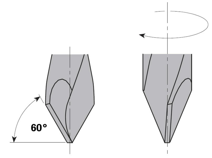 Spiralinis medžio grąžtas HW D= 9,52X35X70 RH, CMT Spiralinis medžio grąžtas HW D= 9,52X35X70 RH, CMT