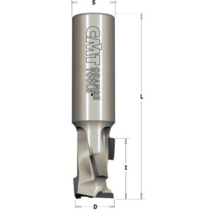 Freza Z1+1 (3DP + 1 HW) D=10X25X72 S=12 RH, CMT