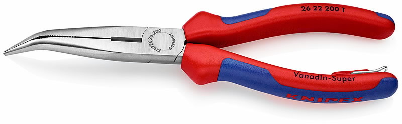 Smailianosės lenktos replės 200mm, Knipex Smailianosės lenktos replės 200mm, Knipex
