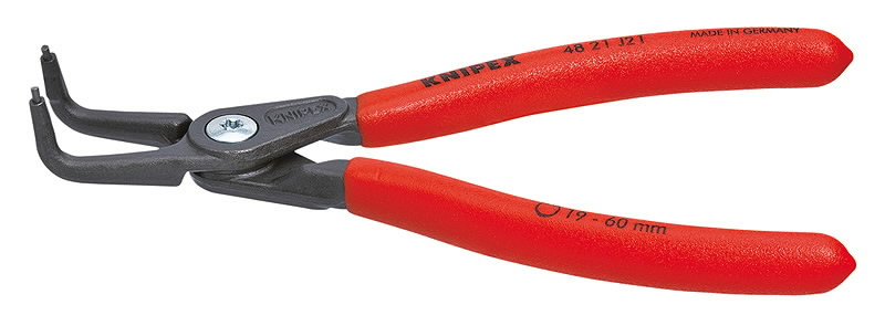 Replės vidiniams žiedams lenktos J01, Ø 8-13mm, Knipex Replės vidiniams žiedams lenktos J01, Ø 8-13mm, Knipex