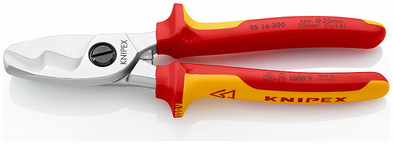 Kabelių žirklės D20mm/70mm2 VDE, Knipex Kabelių žirklės D20mm/70mm2 VDE, Knipex