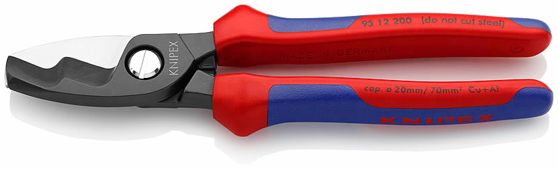 Kabelių žirklės D20mm/70mm2, Knipex Kabelių žirklės D20mm/70mm2, Knipex