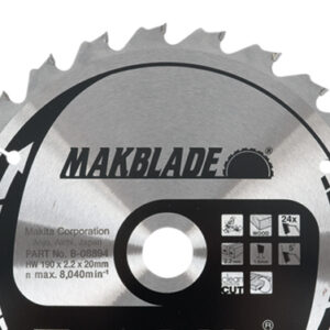 Pjovimo diskas, 190x20 mm, medienai Makblade