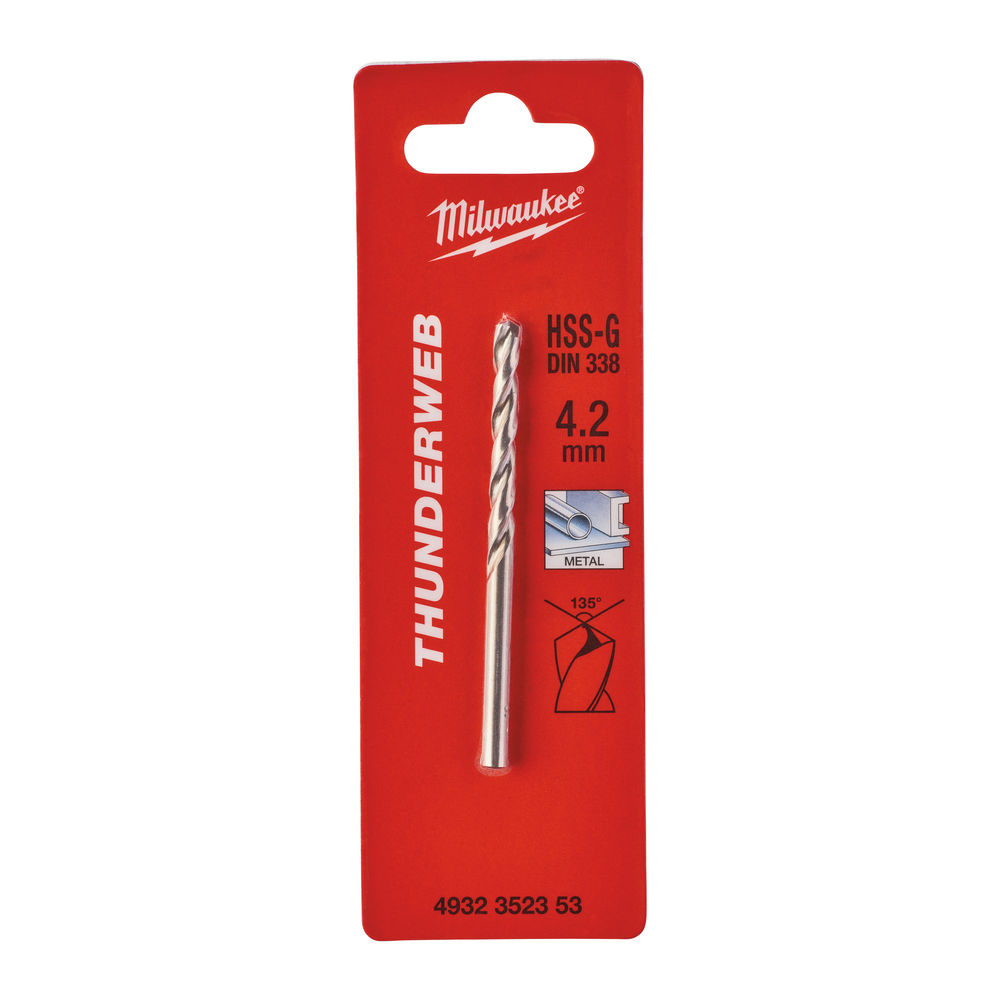 Grąžtas metalui HSS 4,2×75 mm, 1 vnt Grąžtas metalui HSS 4,2x75 mm, 1 vnt - Image 4