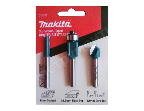 Frezų rinkinys 6mm koteliu, 3vnt Frezų rinkinys 6mm koteliu, 3vnt