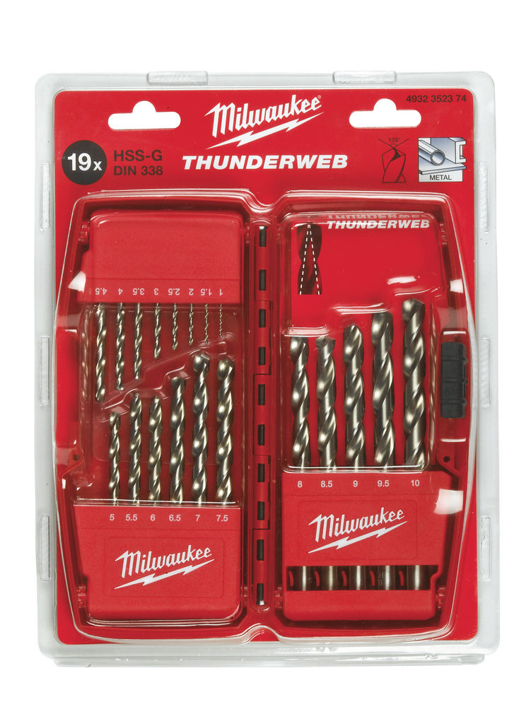 Gražtų metalui rinkinys, HSS-G Gražtų metalui rinkinys, HSS-G