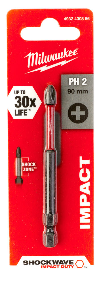 Sukimo antgalis PH2 90 mm, ShockWave 1vnt Sukimo antgalis PH2 90 mm, ShockWave 1vnt