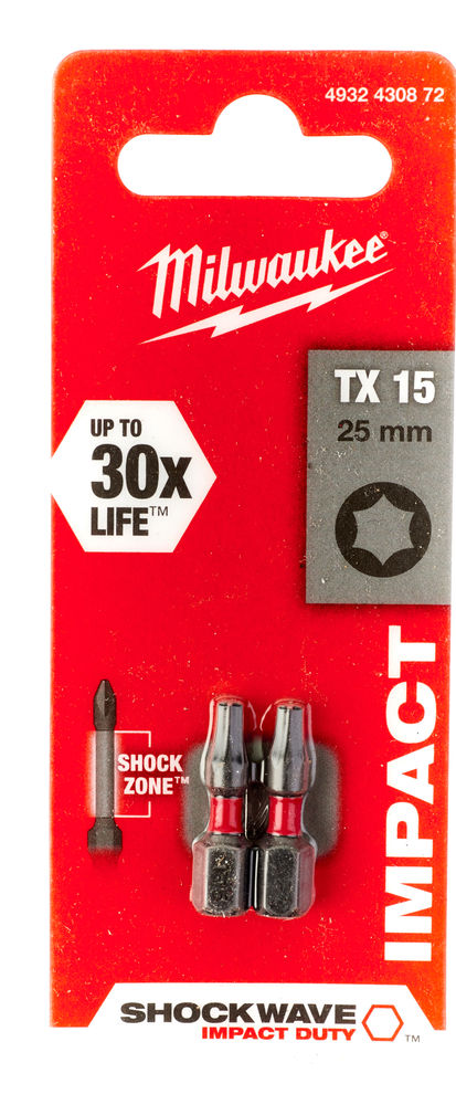 Sukimo antgalis TX15 25 mm, ShockWave 2vnt. Sukimo antgalis TX15 25 mm, ShockWave 2vnt.