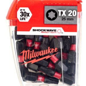 Sukimo antgalis TX20 25 mm, ShockWave 25vnt.
